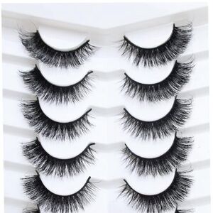 3D mink Eyelashes, Pack of 5